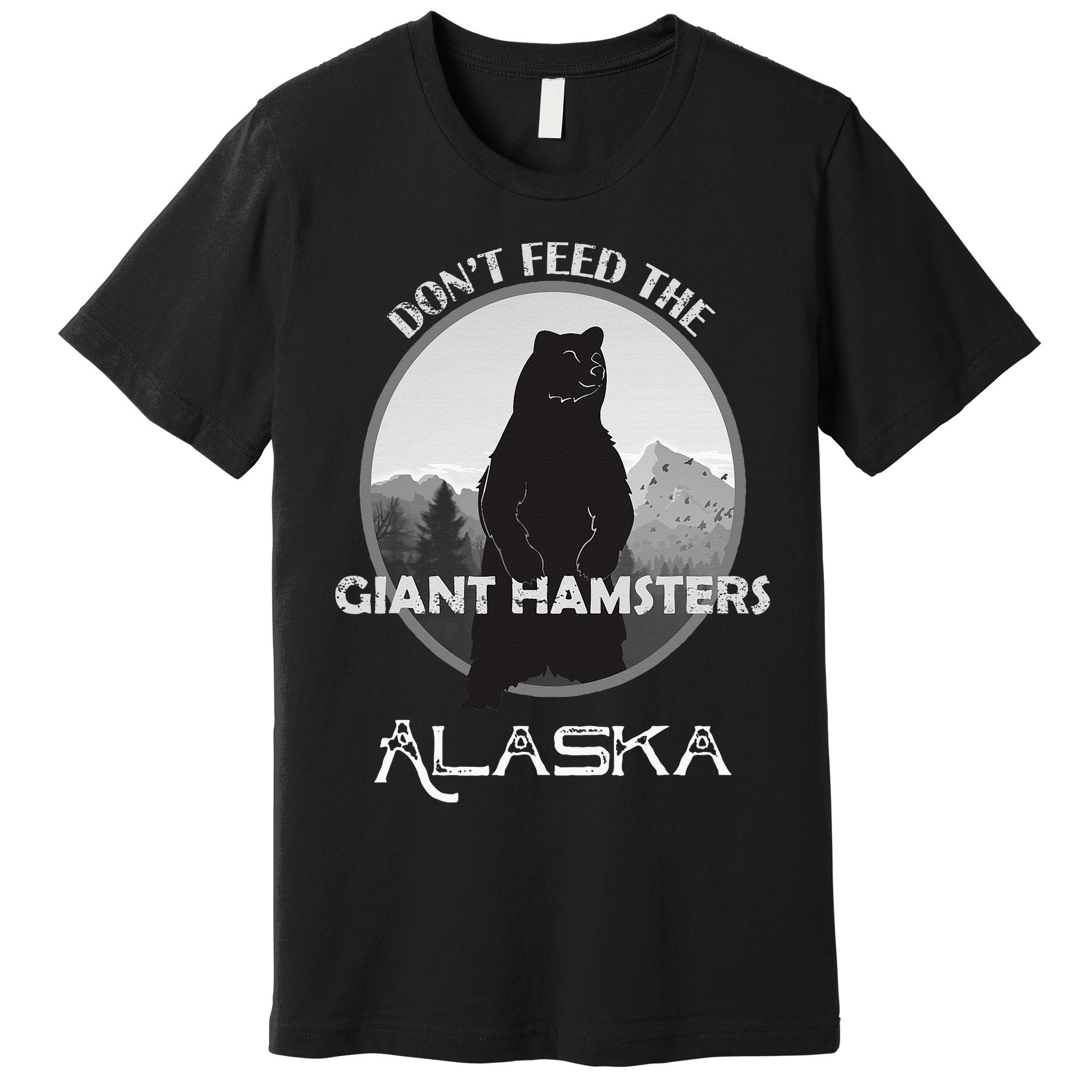 Funny Alaska Grizzly Bear Gift Kodiak Grizzlies Souvenir Premium T-Shirt
