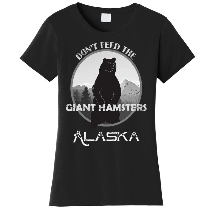 Funny Alaska Grizzly Bear Gift Kodiak Grizzlies Souvenir Women's T-Shirt