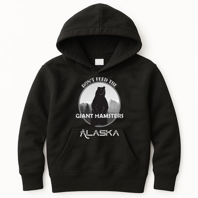 Funny Alaska Grizzly Bear Gift Kodiak Grizzlies Souvenir Kids Hoodie