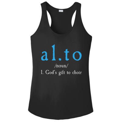 Funny Alto Gods Gift To Choir Ladies PosiCharge Competitor Racerback Tank