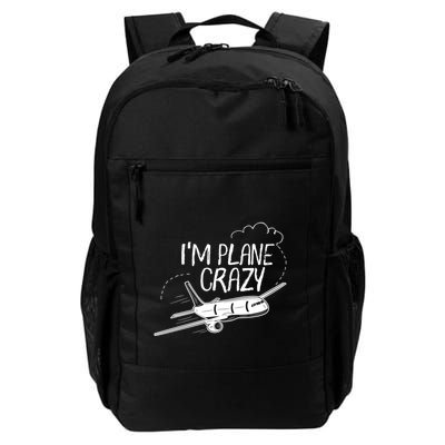 Funny Airplane Gift For Plane Lovers Plane Crazy Gift Backpack