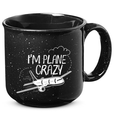 Funny Airplane Gift For Plane Lovers Plane Crazy Gift 15oz Campfire Ceramic Mug
