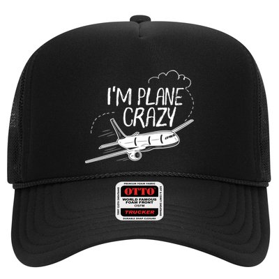 Funny Airplane Gift For Plane Lovers Plane Crazy Gift Trucker Hat