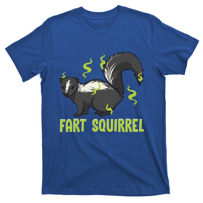 Funny Animal Gift Adults Fart Squirrel Gift T-Shirt