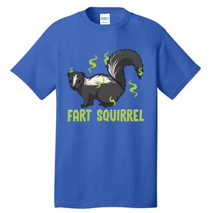 Funny Animal Gift Adults Fart Squirrel Gift Tall T-Shirt