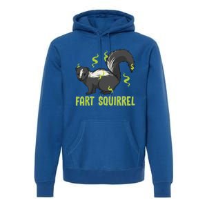 Funny Animal Gift Adults Fart Squirrel Gift Premium Hoodie