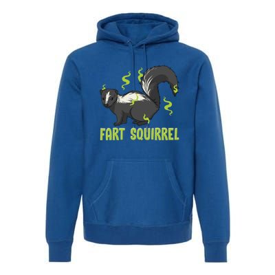 Funny Animal Gift Adults Fart Squirrel Gift Premium Hoodie