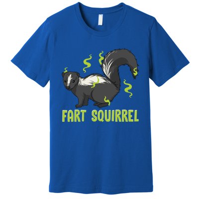 Funny Animal Gift Adults Fart Squirrel Gift Premium T-Shirt