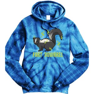 Funny Animal Gift Adults Fart Squirrel Gift Tie Dye Hoodie