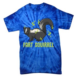 Funny Animal Gift Adults Fart Squirrel Gift Tie-Dye T-Shirt