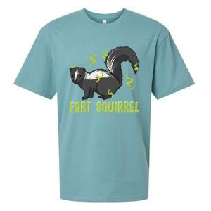 Funny Animal Gift Adults Fart Squirrel Gift Sueded Cloud Jersey T-Shirt