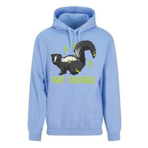 Funny Animal Gift Adults Fart Squirrel Gift Unisex Surf Hoodie