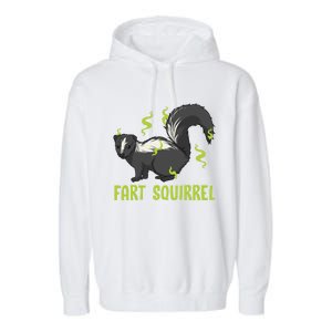 Funny Animal Gift Adults Fart Squirrel Gift Garment-Dyed Fleece Hoodie