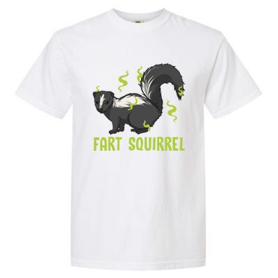 Funny Animal Gift Adults Fart Squirrel Gift Garment-Dyed Heavyweight T-Shirt