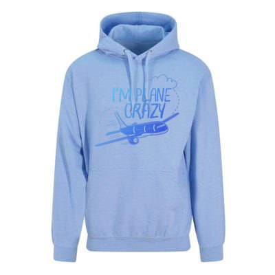 Funny Airplane Gift For Plane Lovers Plane Crazy Cute Gift Unisex Surf Hoodie