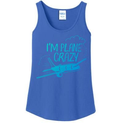 Funny Airplane Gift For Plane Lovers Plane Crazy Cute Gift Ladies Essential Tank