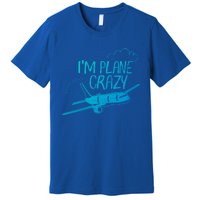 Funny Airplane Gift For Plane Lovers Plane Crazy Cute Gift Premium T-Shirt