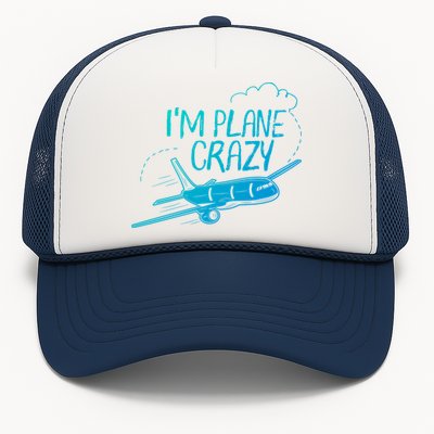 Funny Airplane Gift For Plane Lovers Plane Crazy Cute Gift Trucker Hat