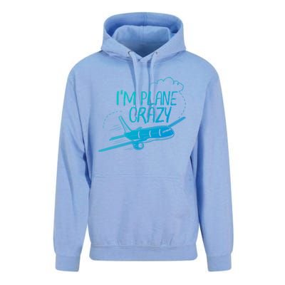 Funny Airplane Gift For Plane Lovers Plane Crazy Cute Gift Unisex Surf Hoodie