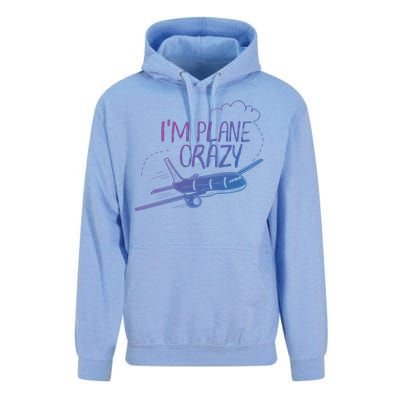 Funny Airplane Gift For Plane Lovers Plane Crazy Cute Gift Unisex Surf Hoodie