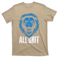 Funny All Grit Lion Lovers Retro Vintage Style Detroit T-Shirt