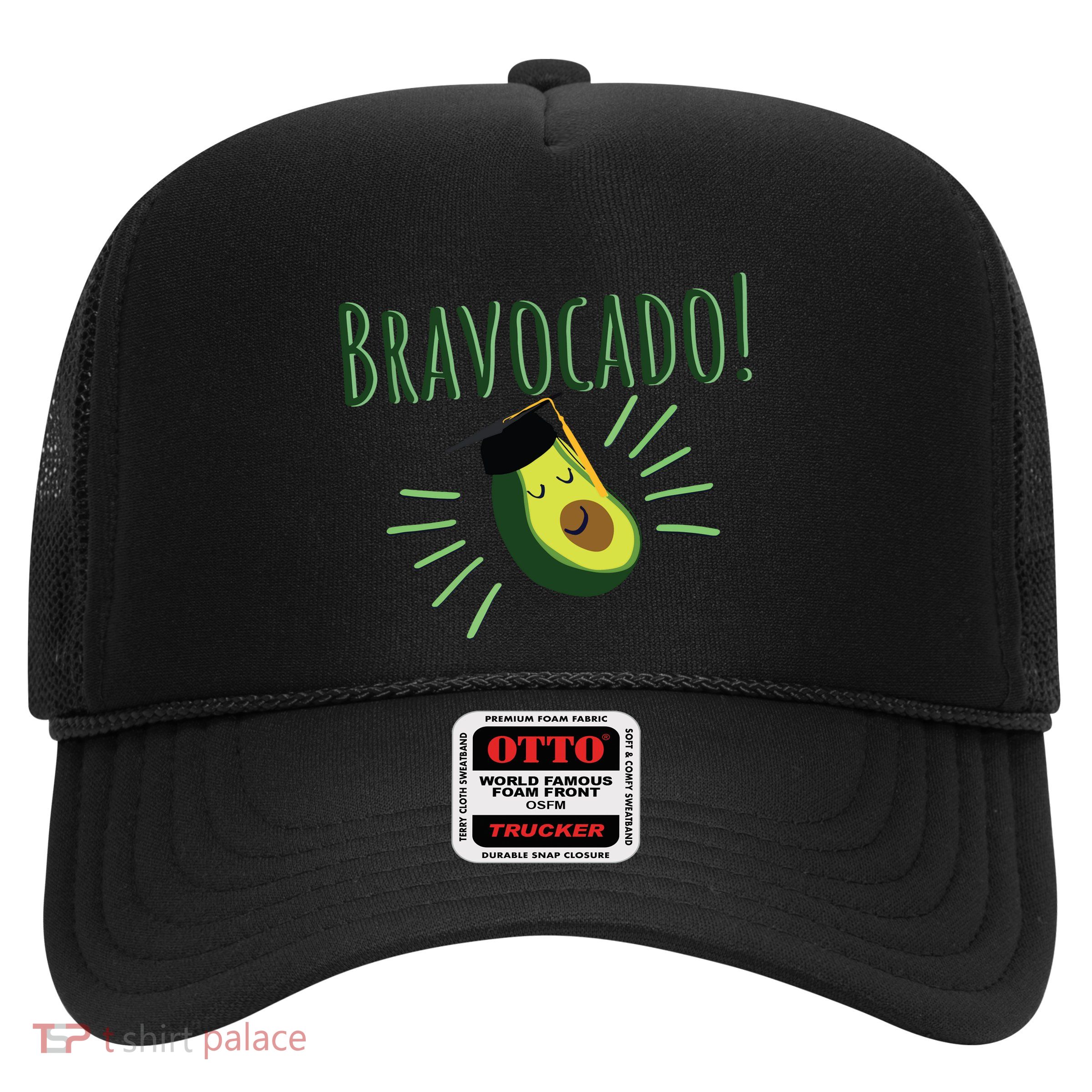 Funny Avocado Graduation Gift Bravocado Bravo Cado Cute Trucker Hat