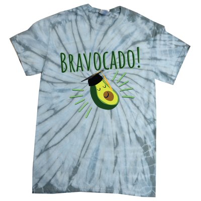 Funny Avocado Graduation Gift Bravocado Bravo Cado Cute Tie-Dye T-Shirt