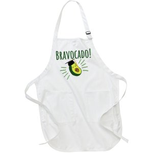 Funny Avocado Graduation Gift Bravocado Bravo Cado Cute Full-Length Apron With Pockets