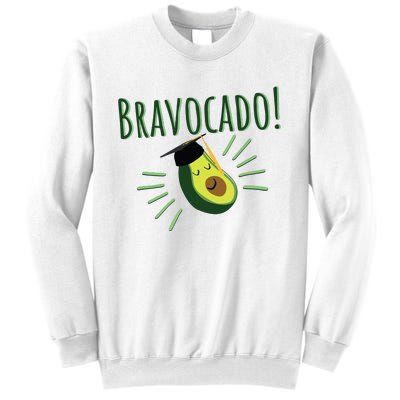 Funny Avocado Graduation Gift Bravocado Bravo Cado Cute Sweatshirt