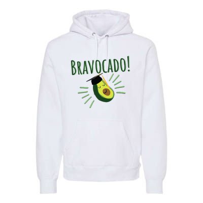 Funny Avocado Graduation Gift Bravocado Bravo Cado Cute Premium Hoodie