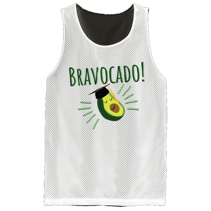 Funny Avocado Graduation Gift Bravocado Bravo Cado Cute Mesh Reversible Basketball Jersey Tank