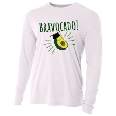 Funny Avocado Graduation Gift Bravocado Bravo Cado Cute Cooling Performance Long Sleeve Crew