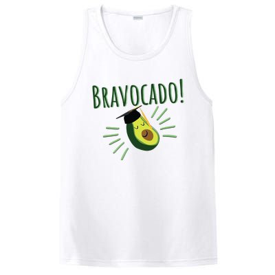 Funny Avocado Graduation Gift Bravocado Bravo Cado Cute PosiCharge Competitor Tank