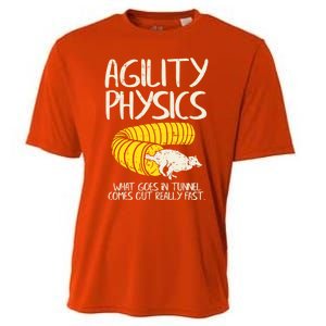 Funny Agility Gift For A Dog Trainer Or Dog Handler Gift Cooling Performance Crew T-Shirt