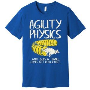 Funny Agility Gift For A Dog Trainer Or Dog Handler Gift Premium T-Shirt