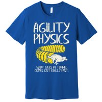 Funny Agility Gift For A Dog Trainer Or Dog Handler Gift Premium T-Shirt