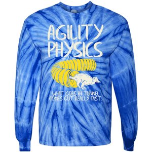 Funny Agility Gift For A Dog Trainer Or Dog Handler Gift Tie-Dye Long Sleeve Shirt