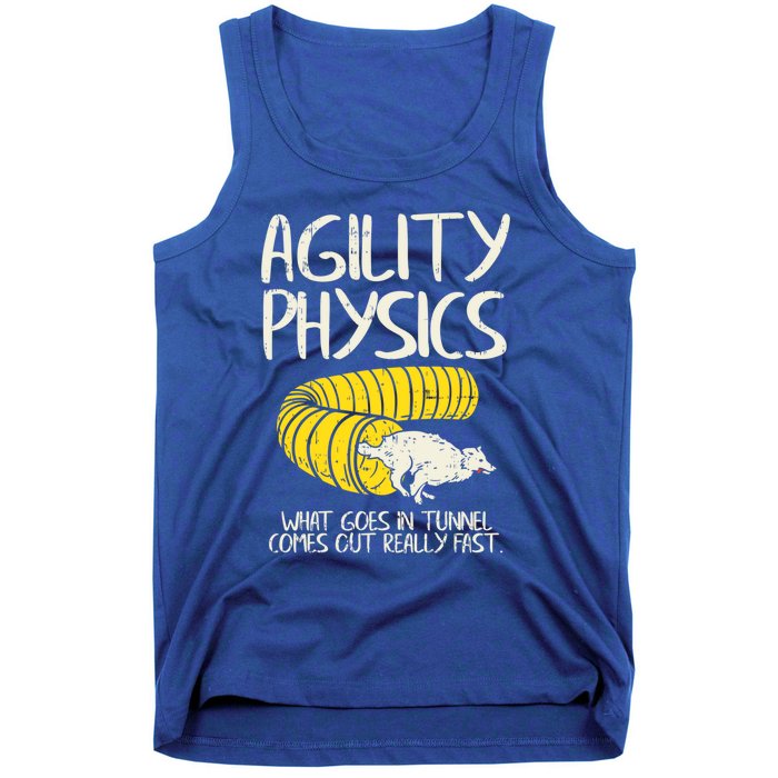 Funny Agility Gift For A Dog Trainer Or Dog Handler Gift Tank Top