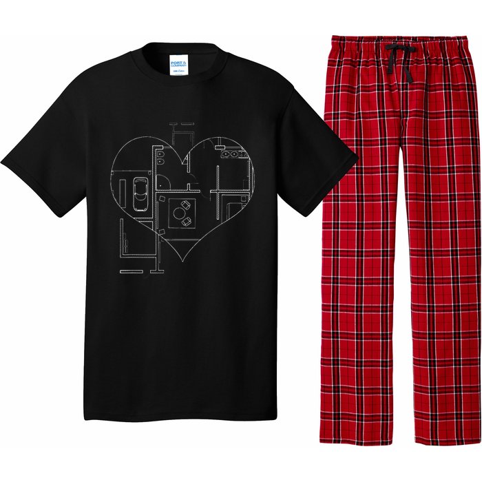 Funny Architect Graduation & Architect Student Architecture Pajama Set