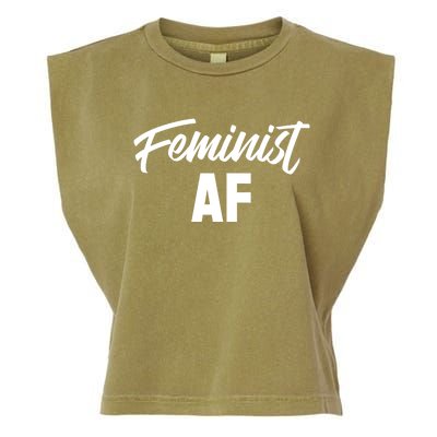 Feminist Af Gift Garment-Dyed Women's Muscle Tee