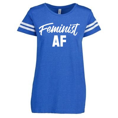 Feminist Af Gift Enza Ladies Jersey Football T-Shirt