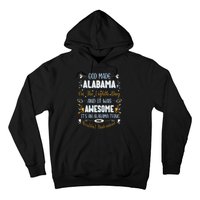 Funny Alabama God Made Alabama In The Eighth Day Alabaman Hoodie