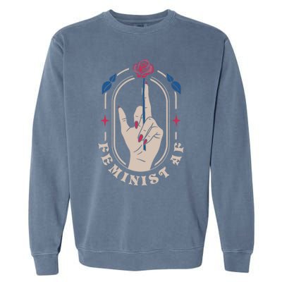 Feminist Af Gift Garment-Dyed Sweatshirt