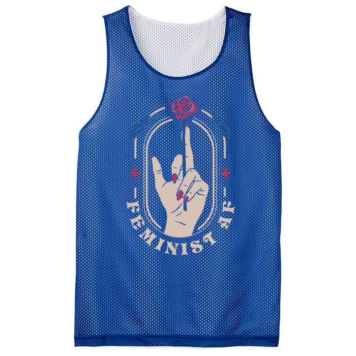 Feminist Af Gift Mesh Reversible Basketball Jersey Tank