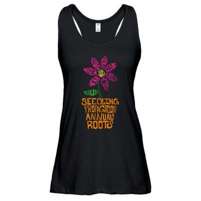 Flower And Garden Pot Words Design For Gardeners Garden Ladies Essential Flowy Tank