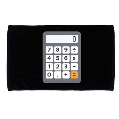 Funny Accountant Halloween Costume Outfit Math Calculator Microfiber Hand Towel