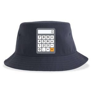 Funny Accountant Halloween Costume Outfit Math Calculator Sustainable Bucket Hat