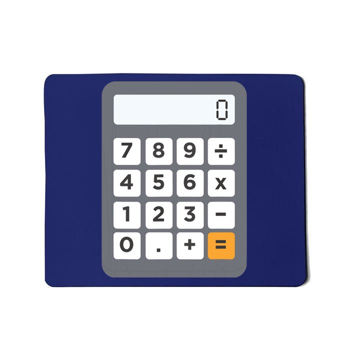 Funny Accountant Halloween Costume Outfit Math Calculator Mousepad