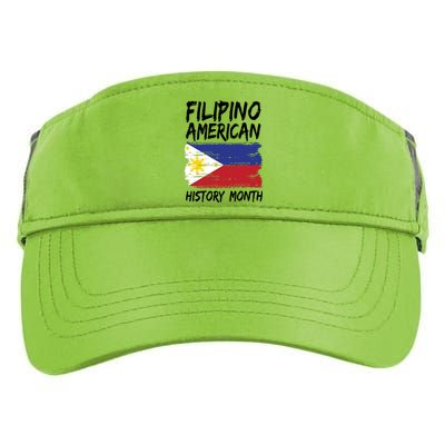 Filipino American History Month | Philippines Flag Adult Drive Performance Visor