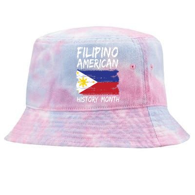 Filipino American History Month | Philippines Flag Tie-Dyed Bucket Hat